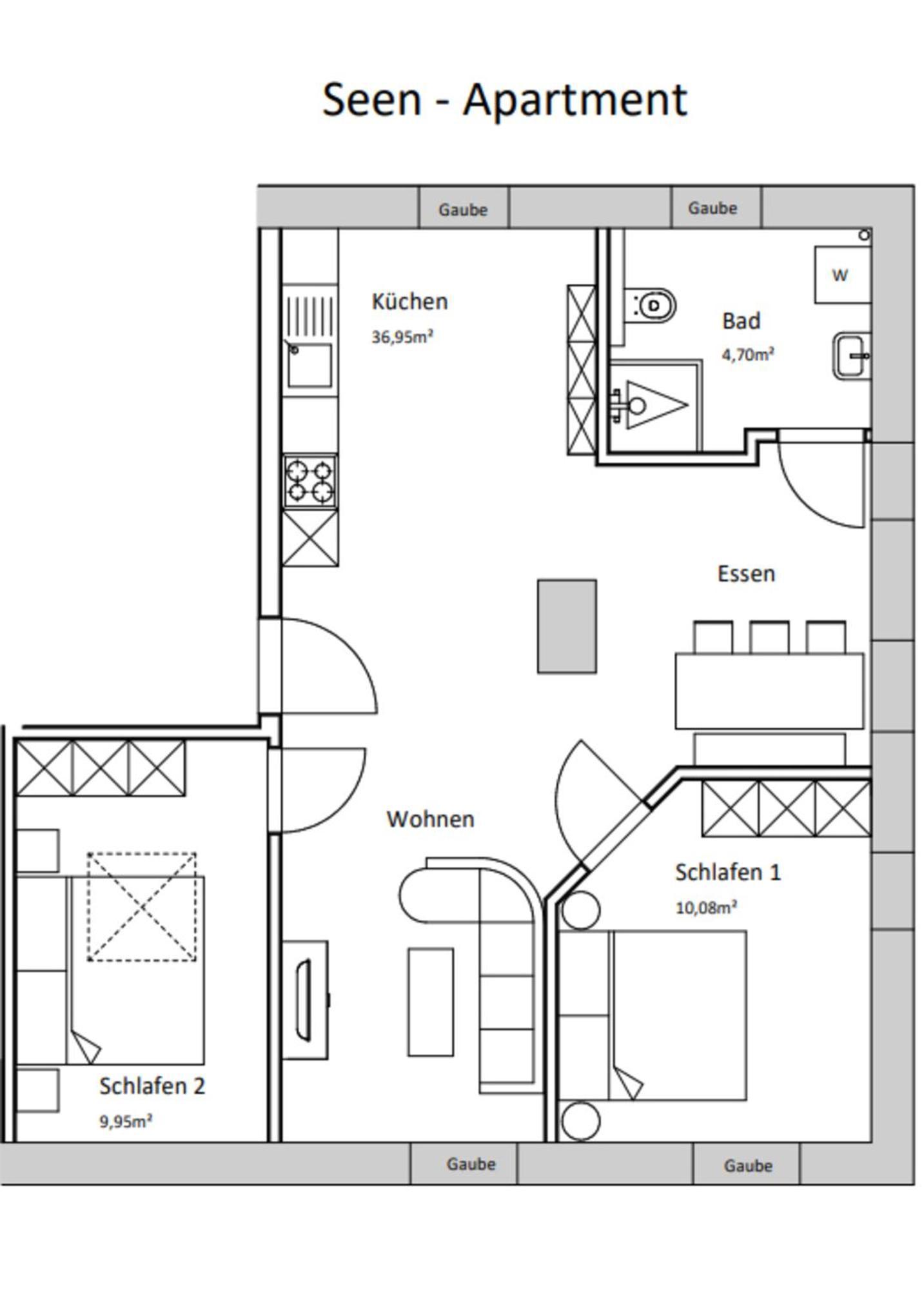 Seen-Apartment Im Herrenhaus Rheinblick ซานเทน ภายนอก รูปภาพ
